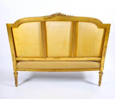 French Louis XV Style Aubusson Upholstered Antique Sofa