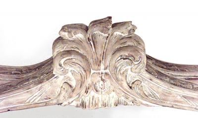 French Louis XV Style Bleached Center Table
