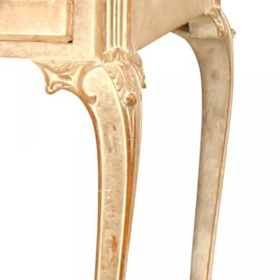 French Louis XV Style Bleached Dressing Table