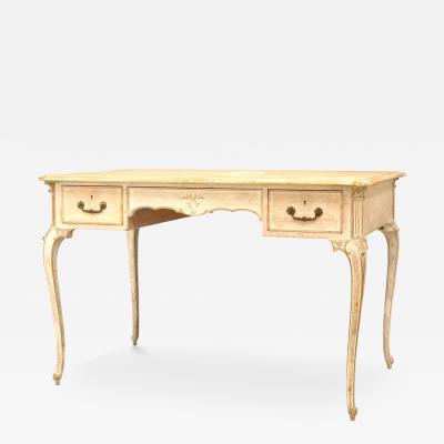 French Louis XV Style Bleached Dressing Table