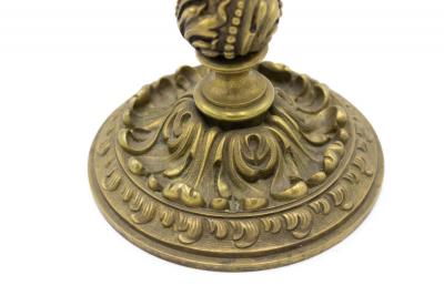 French Louis XV Style Bronze Candlestick