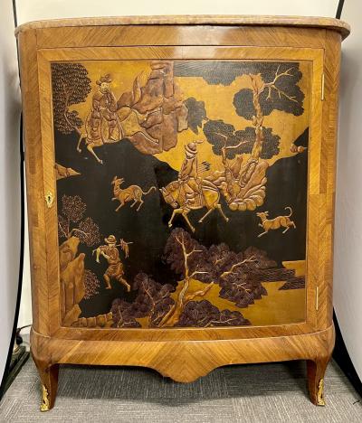 French Louis XV Style Chinoiserie Commode Chest Manner of Jansen