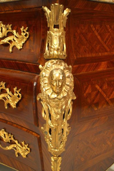 French Louis XV Style Kingwood Commode