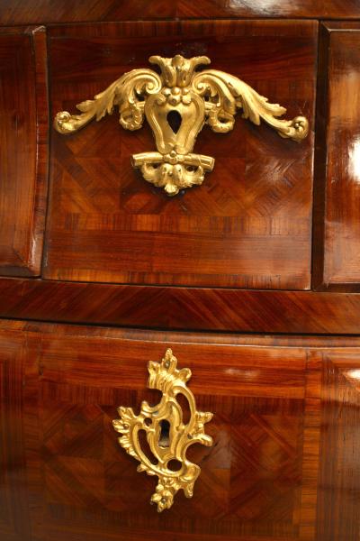 French Louis XV Style Kingwood Commode