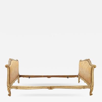 French Louis XV Style Upholstered Daybed France circa 1880