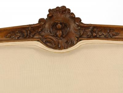 French Louis XV Walnut Settee