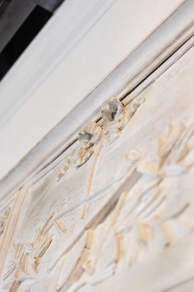 French Louis XVI 1790s Trumeau Mirror with Carved Liberal Arts Allegory