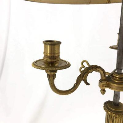 French Louis XVI Bouillotte Lamp
