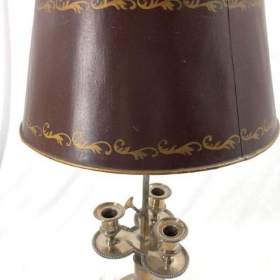 French Louis XVI Boulliotte lamp
