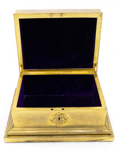 French Louis XVI Bronze Dore Box