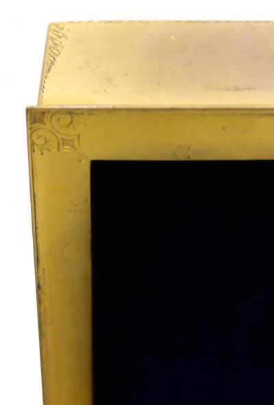 French Louis XVI Bronze Dore Box