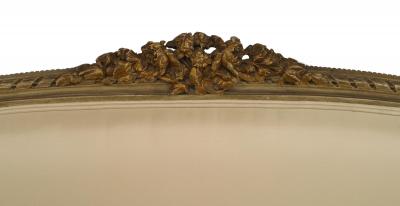 French Louis XVI Cushioned Loveseat