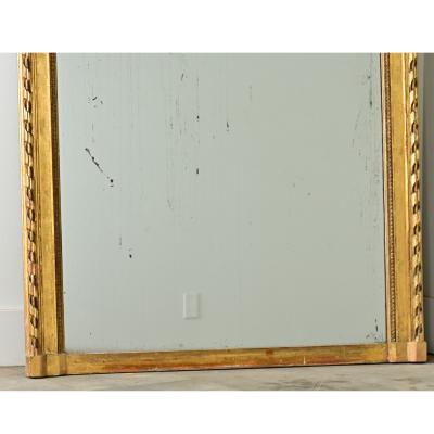French Louis XVI Gold Gilt Mantle Mirror