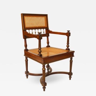 French Louis XVI Mahogany Arm Chair