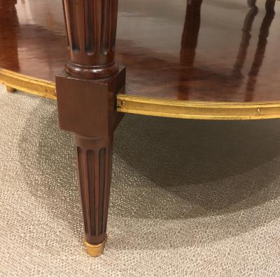 French Louis XVI Mahogany and Marble Table