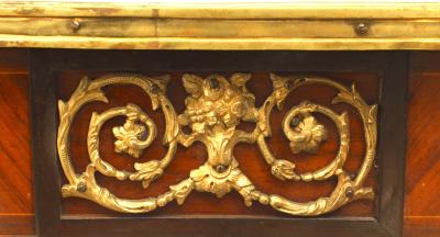 French Louis XVI Parquetry End Table