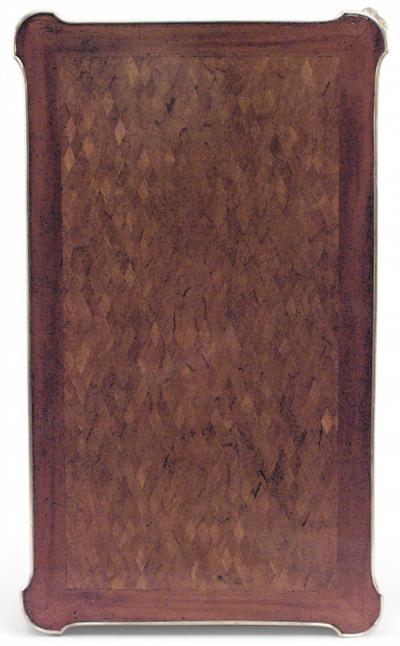 French Louis XVI Parquetry Inlaid Table Desk