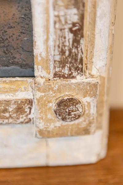 French Louis XVI Period 1790s Trumeau Mirror with Carved Liberal Arts Allegory