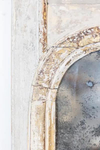 French Louis XVI Period 1790s Trumeau Mirror with Carved Liberal Arts Allegory