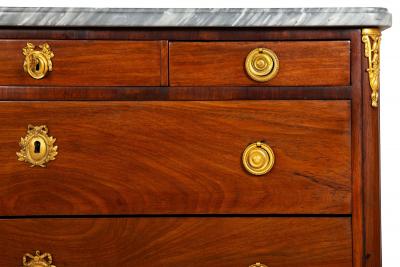 French Louis XVI Period Mahogany Commode stamped by J Canabas ca 1775