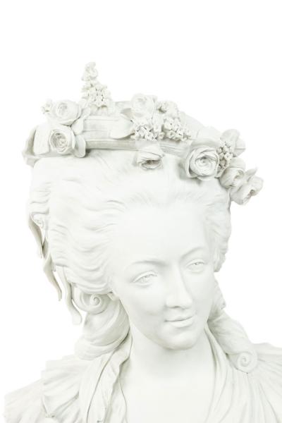 French Louis XVI Porcelain Bust