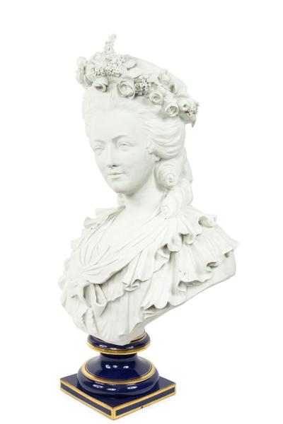 French Louis XVI Porcelain Bust