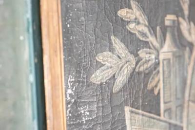 French Louis XVI Style 19th Century Trumeau with Painted Allegory of Science