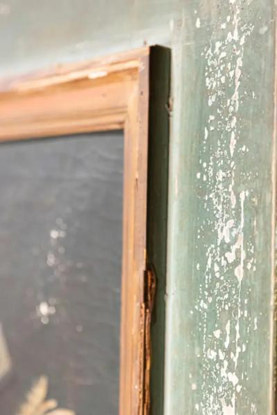 French Louis XVI Style 19th Century Trumeau with Painted Allegory of Science