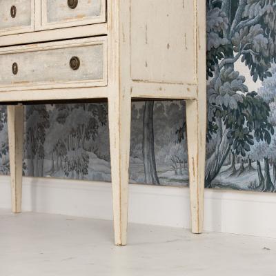 French Louis XVI Style Bedside Commode in Original Paint Circa 1910