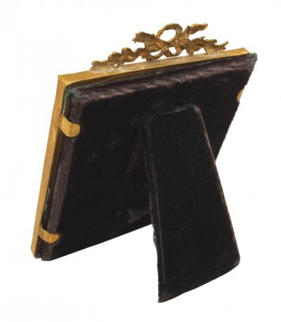 French Louis XVI Style Brass Picture Frame