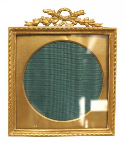 French Louis XVI Style Brass Picture Frame