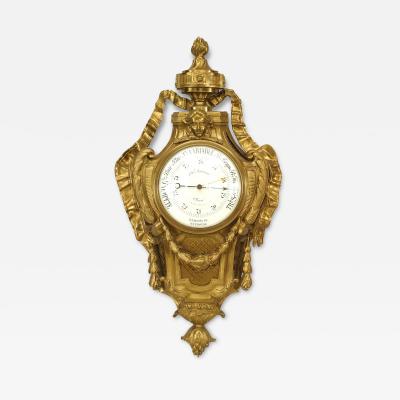 French Louis XVI Style Bronze Barometer