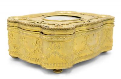 French Louis XVI Style Bronze Dore Box