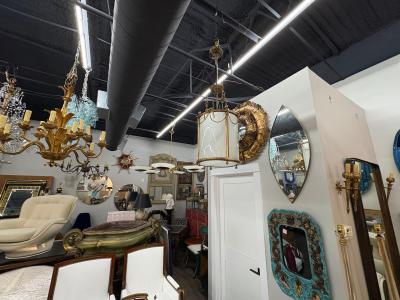 French Louis XVI Style Bronze Lantern