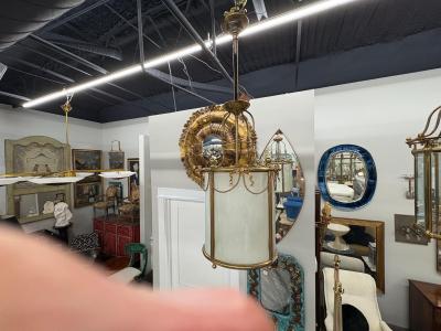 French Louis XVI Style Bronze Lantern