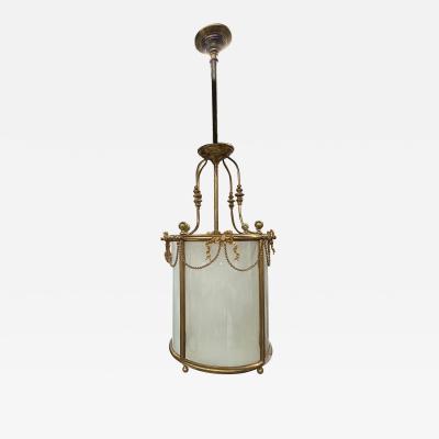 French Louis XVI Style Bronze Lantern
