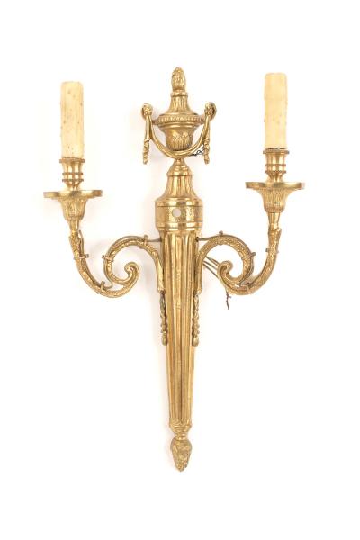 French Louis XVI Style Bronze Wall Sconce