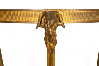 French Louis XVI Style Bronze and Marble Two Tier Table Gueridon