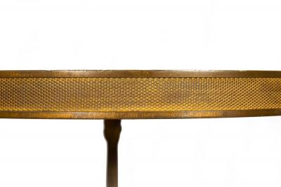 French Louis XVI Style Bronze and Marble Two Tier Table Gueridon