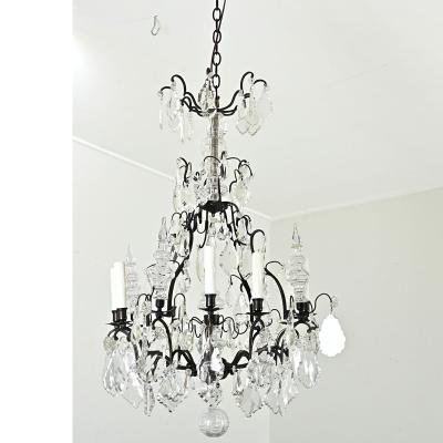 French Louis XVI Style Crystal Chandelier