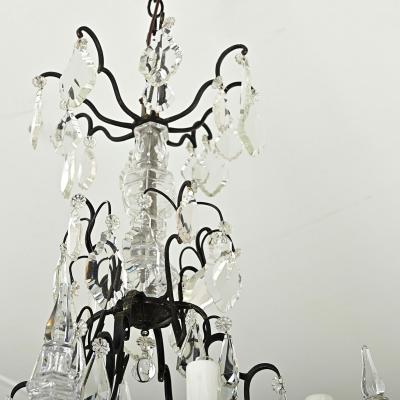 French Louis XVI Style Crystal Chandelier