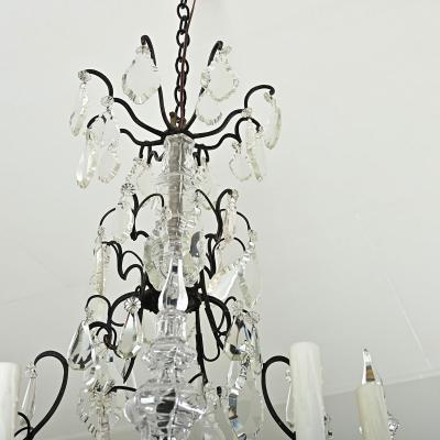 French Louis XVI Style Crystal Chandelier