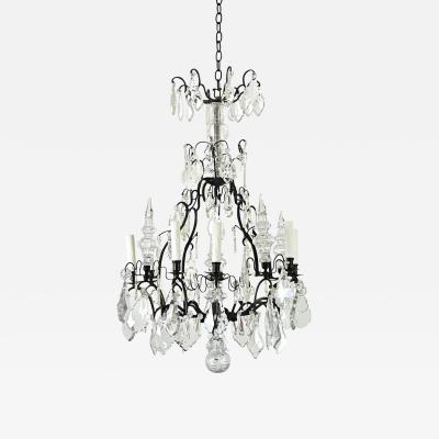 French Louis XVI Style Crystal Chandelier