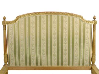 French Louis XVI Style Giltwood Bed c 1900