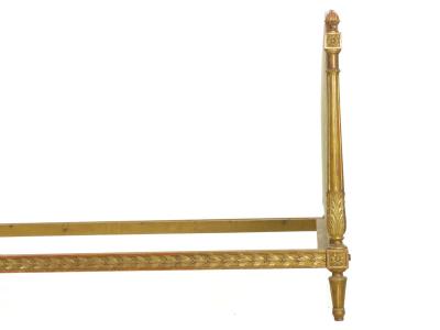 French Louis XVI Style Giltwood Bed c 1900
