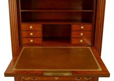 French Louis XVI Style Inlaid Secretary