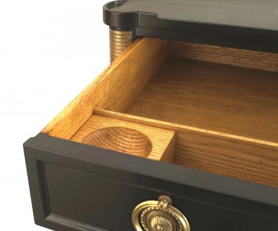 French Louis XVI Style Jansen Ebonized Chest