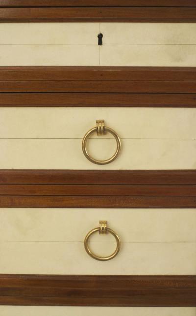 French Louis XVI Style Jansen Mahogany Chest