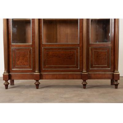 French Louis XVI Style Mahogany Bibliotheque