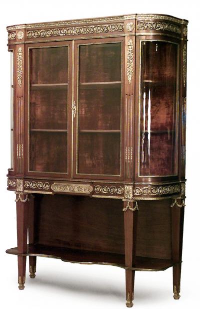 French Louis XVI Style Mahogany Cabinet